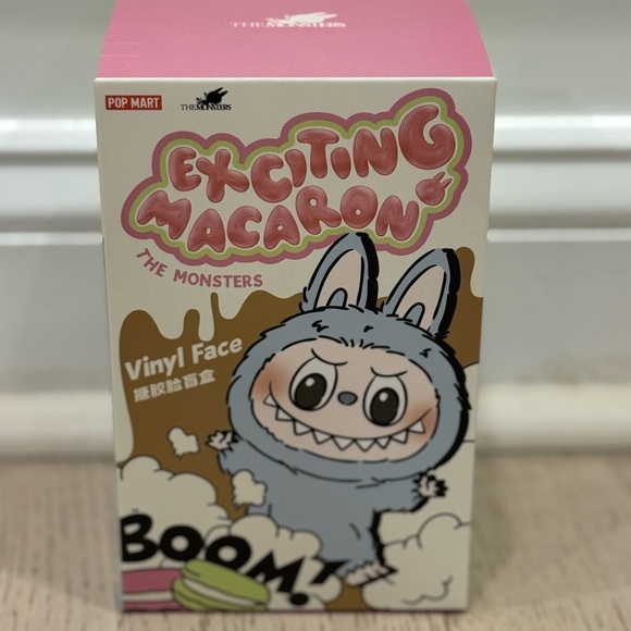 POP MART Other - USA NEW Authentic Labubu Monsters Exciting Macaron Sealed Vinyl Face Blind Box